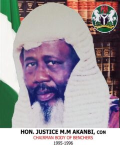 SPEECH PRESENTED BY HON. JUSTICE MUSTAPHA AKANBI, AT THE OCCASION OF CALL TO BAR CEREMONY HELD AT NIGERIAN LAW SCHOOL, LAGOS ON THURSDAY 12TH OCTOBER, 1995 hon. justice m.m. akanbi 768x960